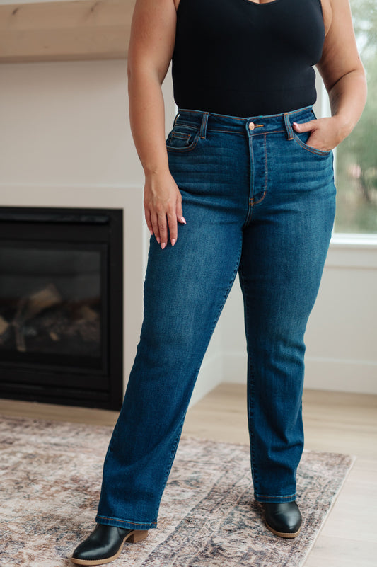 Judy Blue ~ Pippa High Rise Button Fly Dad Jeans